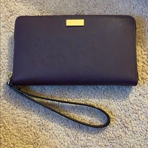 Plum Kate Spade Wristlet